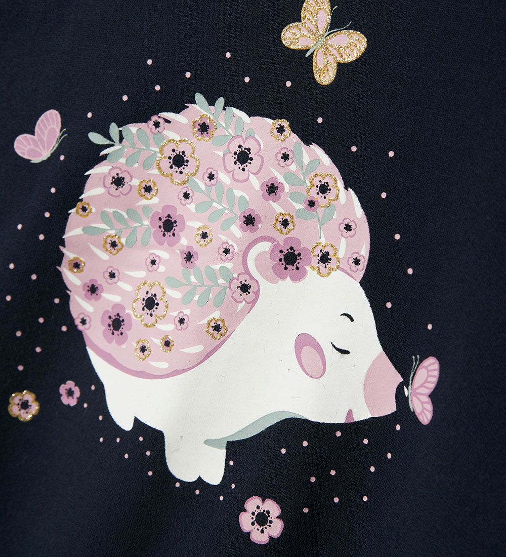 Name It Sweatshirt - NmfViloui - Dark Sapphire/Hedgehog