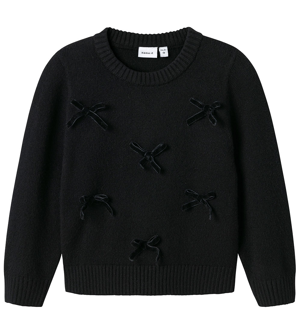 Name It Bluse - Strik - NmfRonja - Black