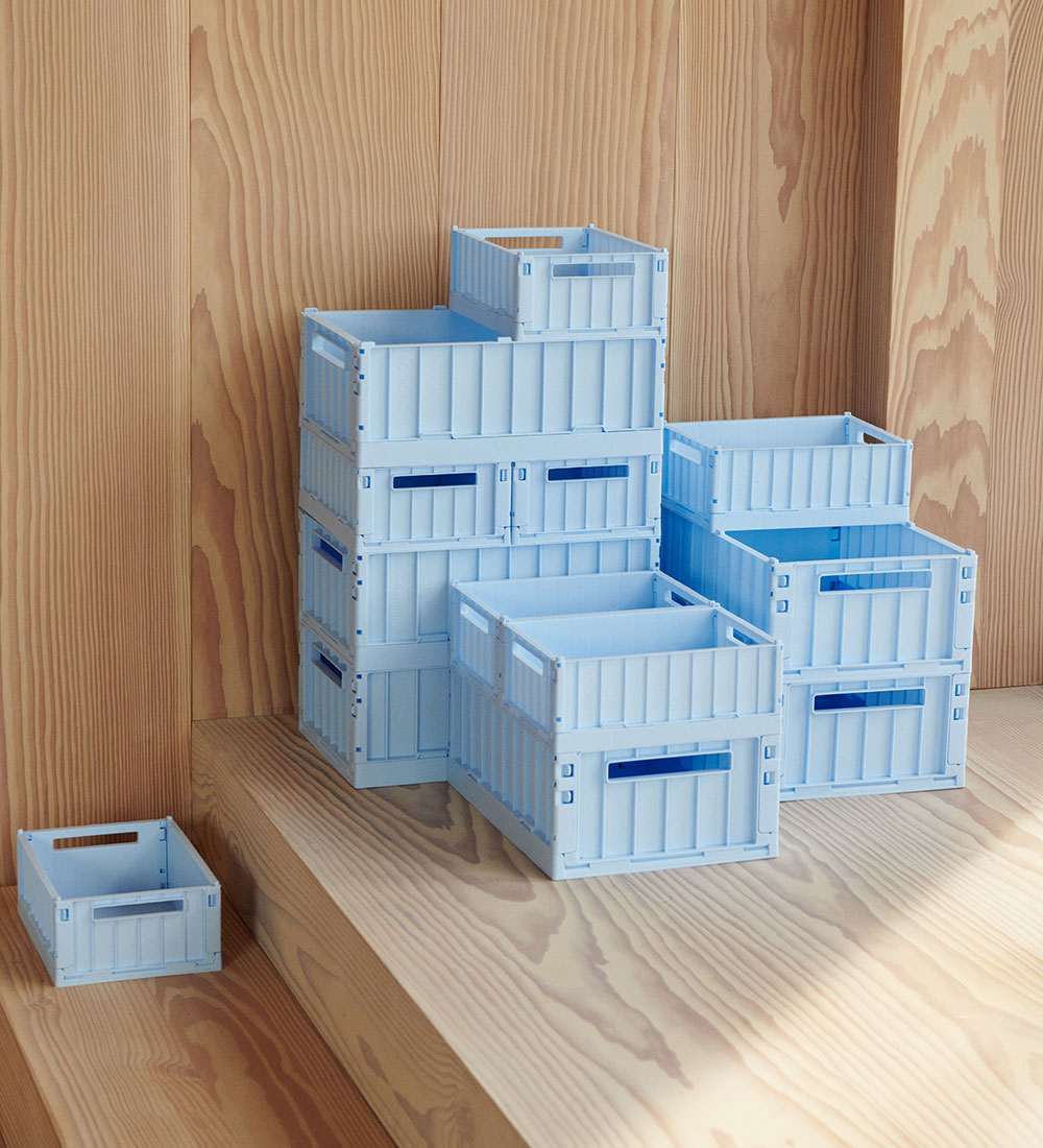 Liewood Foldekasser - 36x25x13,5 cm - Medium - Weston - Pure Sky