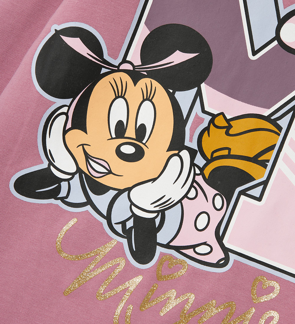 Name It Bluse - NmfNisiri - Disney Minnie - Mauve Orchid m. Prin