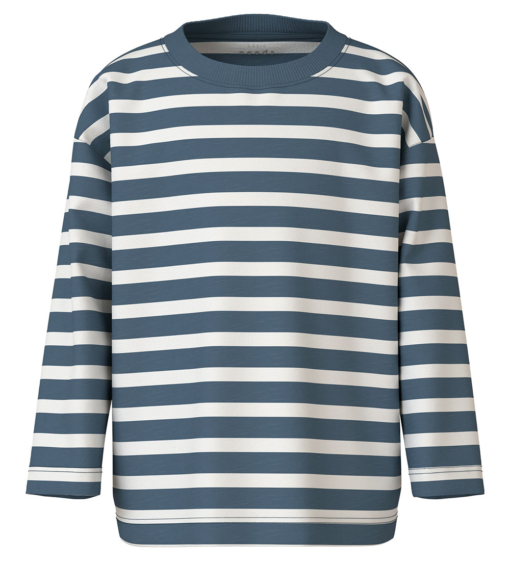 Name It Bluse - NmmVaksel - China Blue/Cloud Dancer