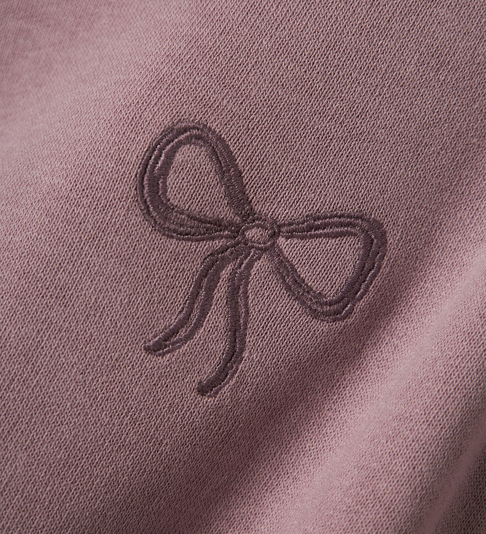 Name It Sweatshirt - NmfVallene - Elderberry/Bow
