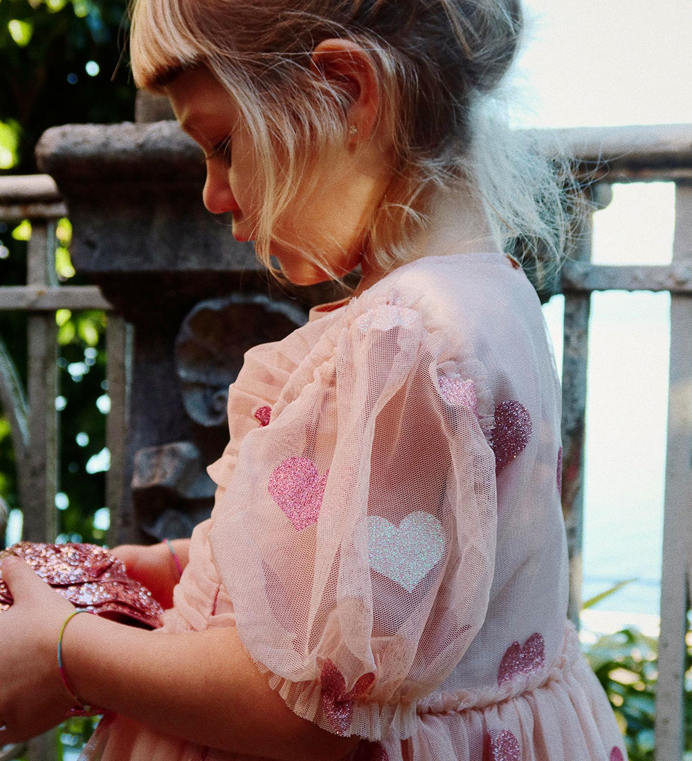Konges Sløjd Kjole - Tullie - Heart Rose Glitter