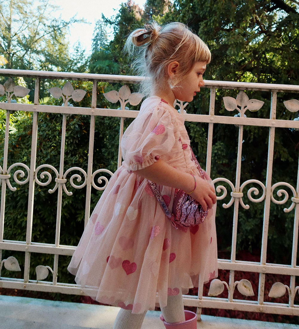 Konges Sløjd Kjole - Tullie - Heart Rose Glitter