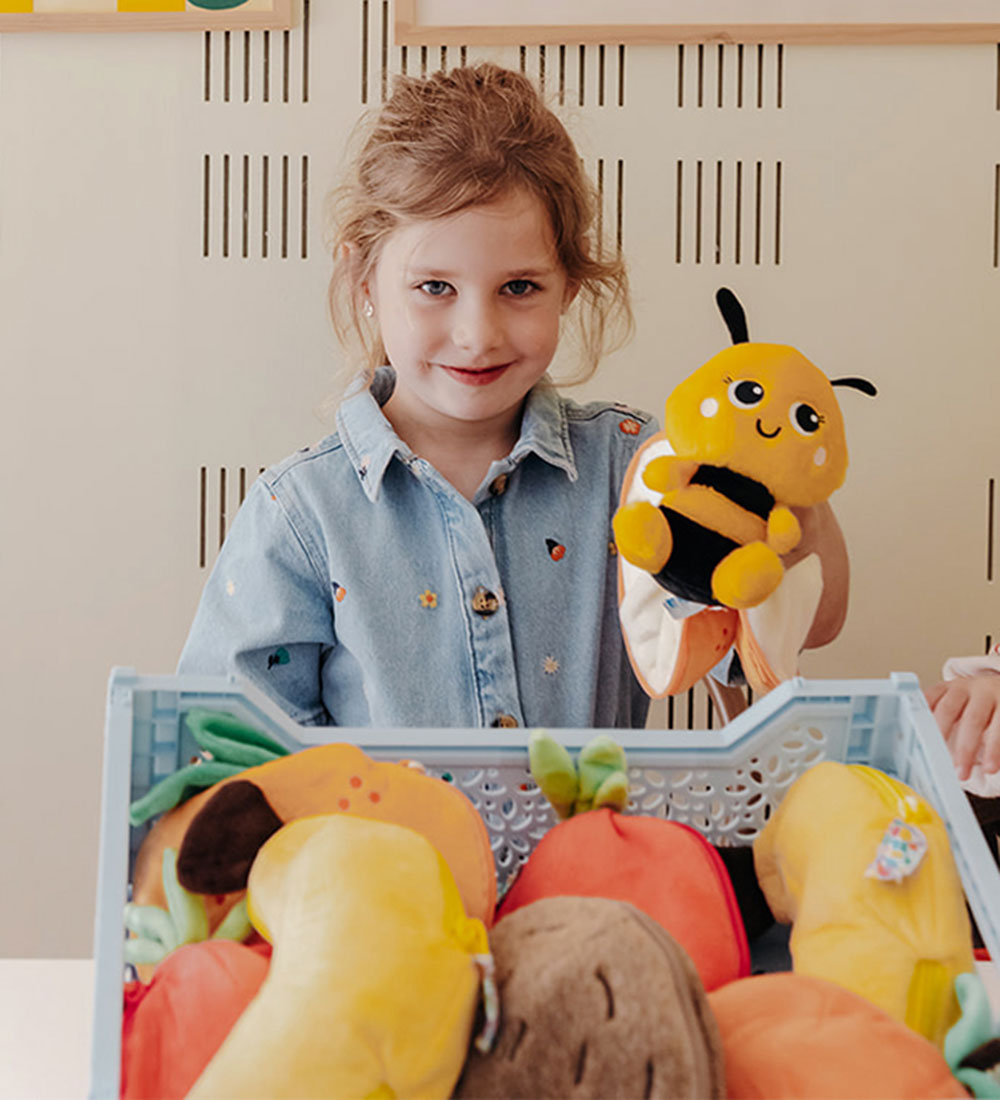 Flipetz Bamse - 24 cm - Bee & Tangerine