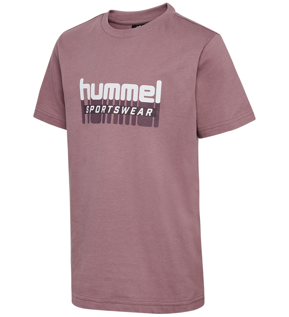 Hummel T-shirts - hmlTukas - 2-pak - Twilight Mauve/Marshmallow