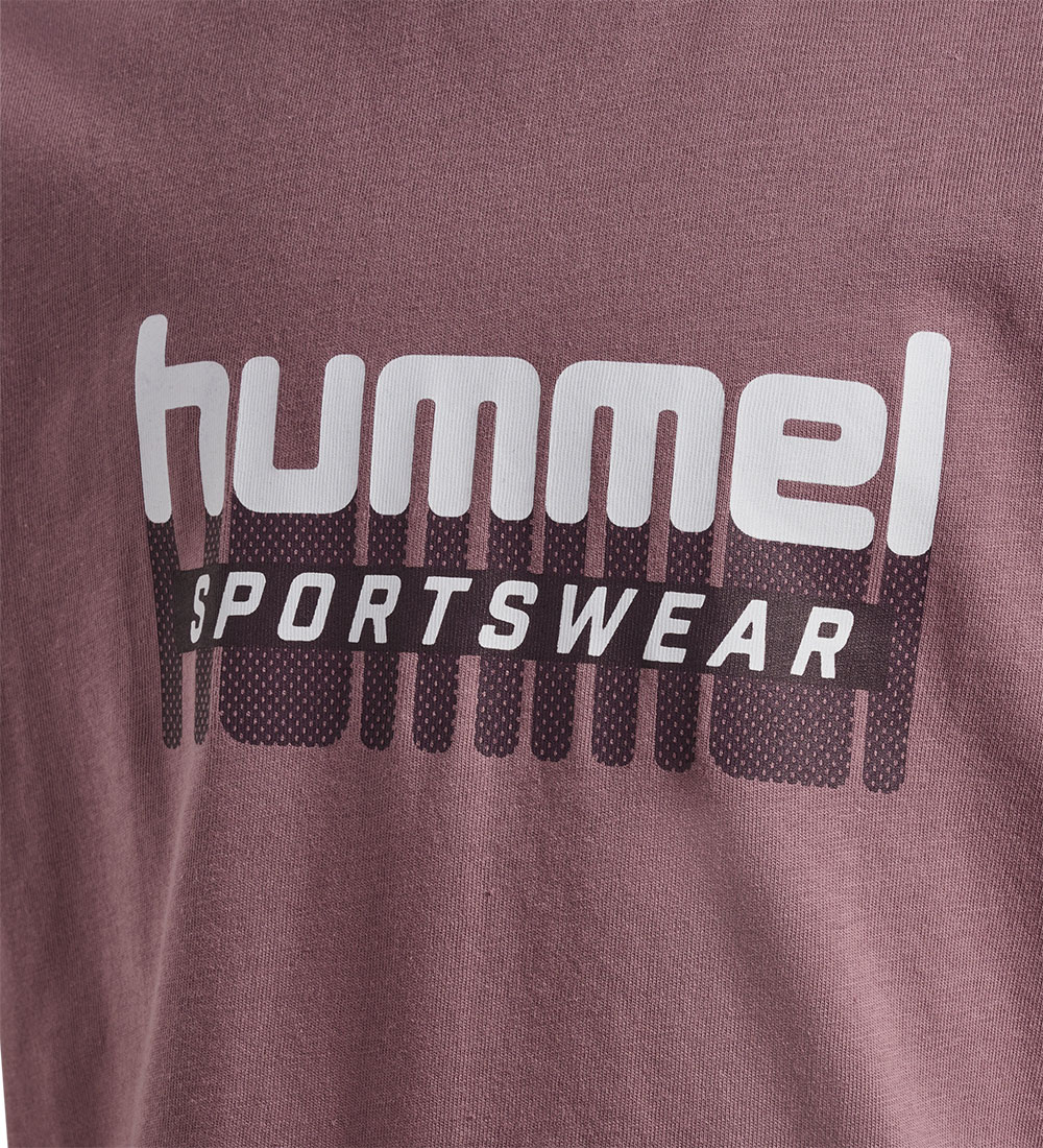 Hummel T-shirts - hmlTukas - 2-pak - Twilight Mauve/Marshmallow