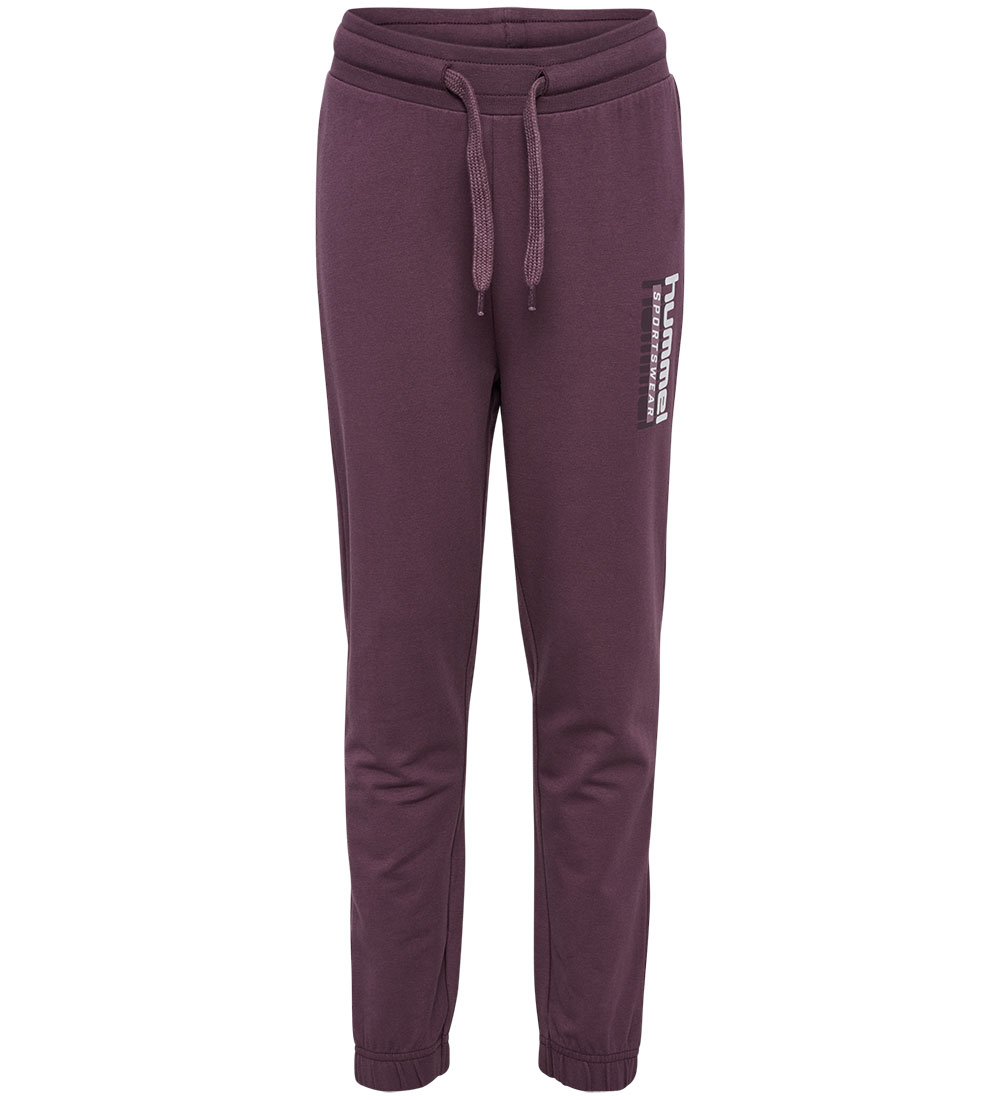 Hummel Sweatpants - hmlTukas - Huckleberry m. Print