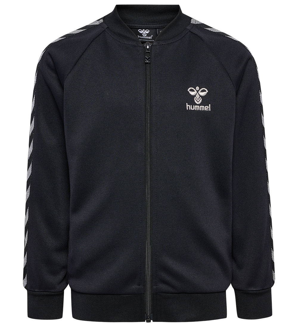 Hummel Cardigan - hmlNoma - Sort m. Logo/Glimmer