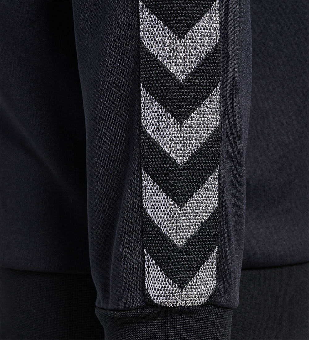 Hummel Cardigan - hmlNoma - Sort m. Logo/Glimmer