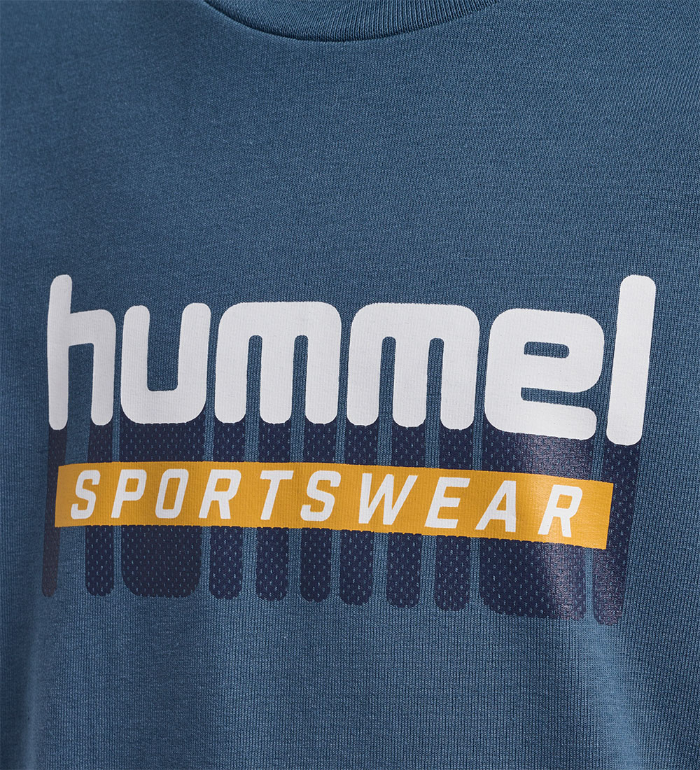 Hummel Sweatshirt - hmlTukas - Bering Sea m. Print