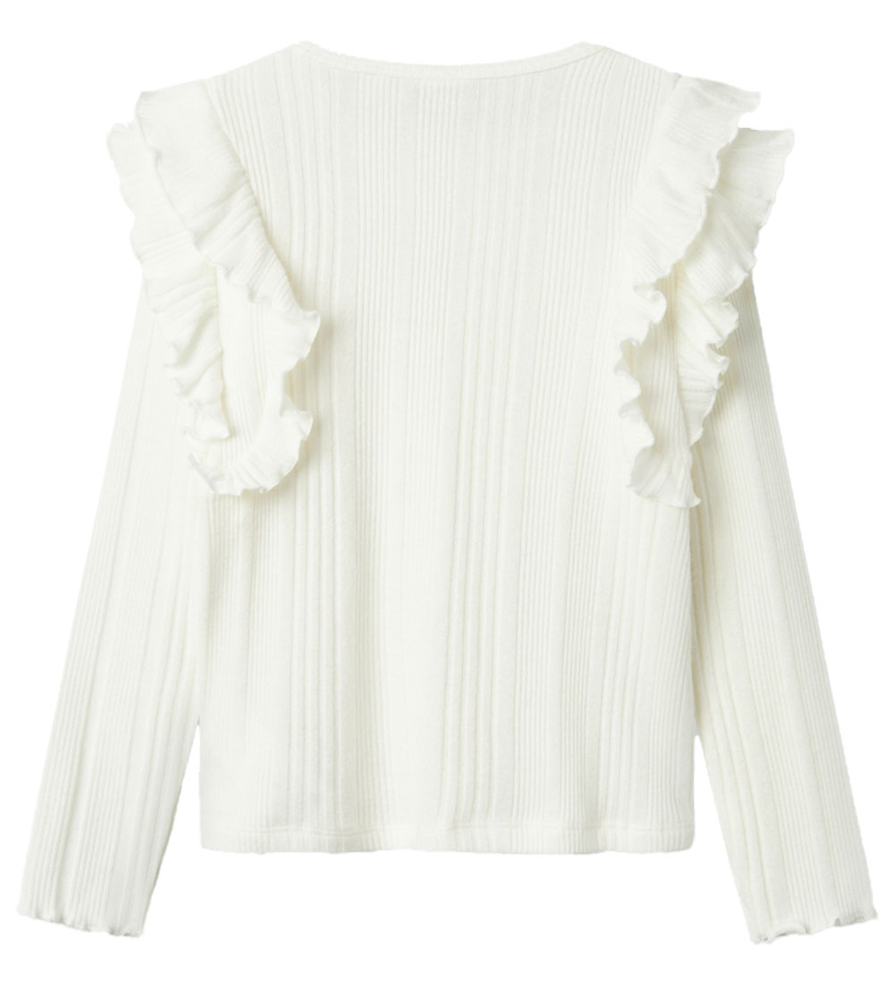 Name It Bluse - Rib - NkfTilde - Cloud Dancer