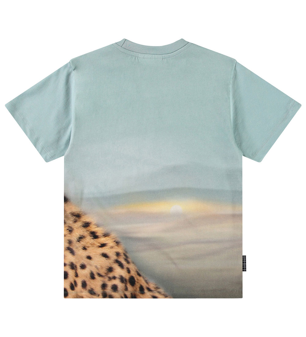Molo T-shirt - Rubin - Big Cheetah Blue