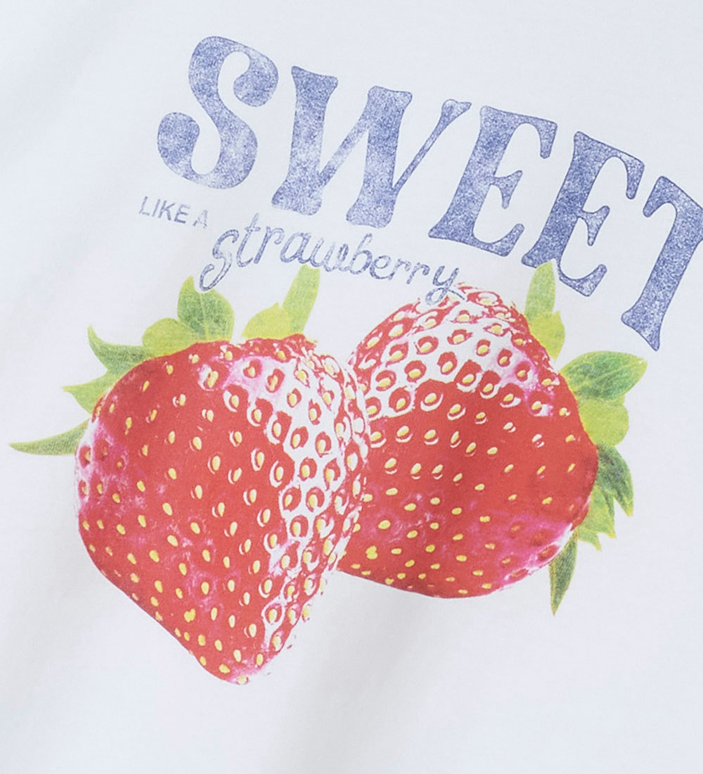 Name It T-shirt - NkfTafina - Bright White/Strawberry