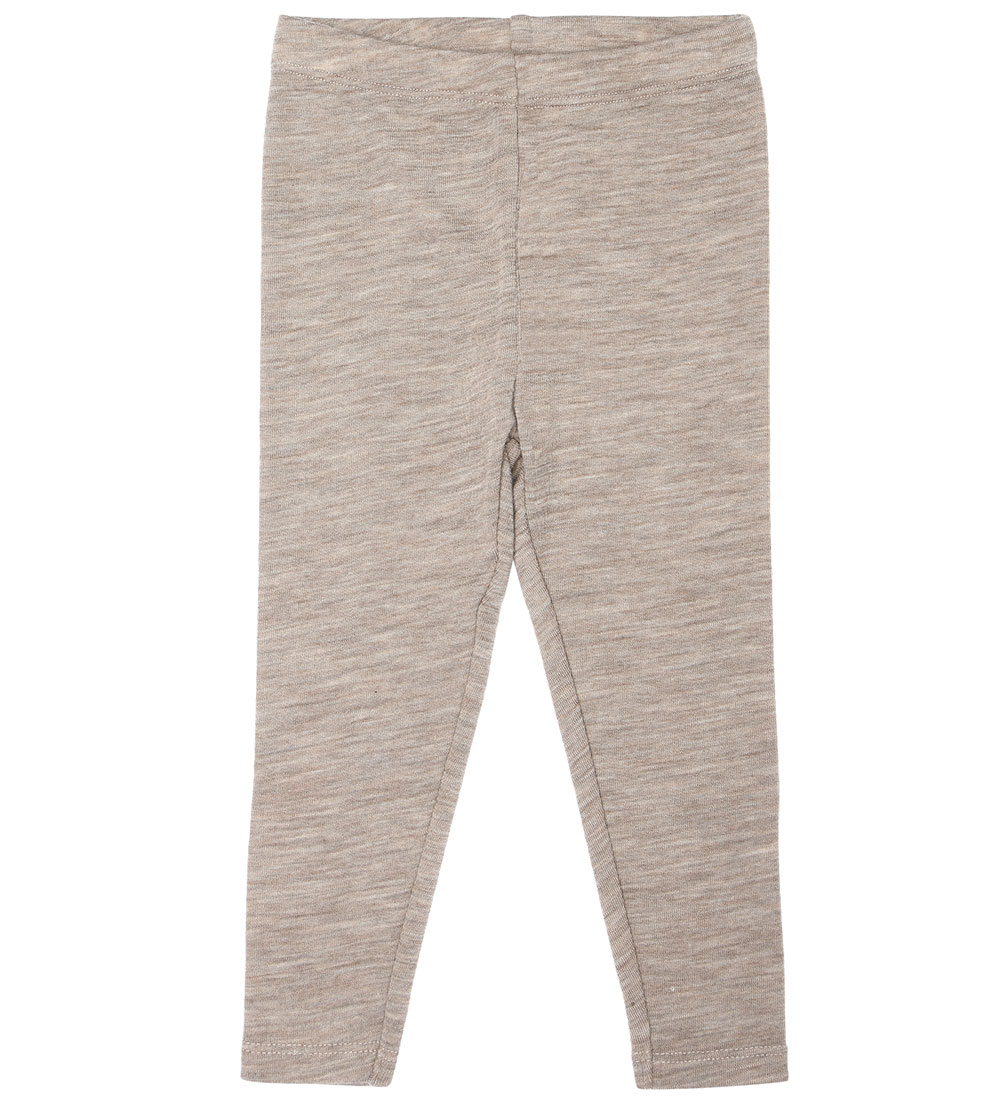 The New Siblings Leggings - Uld - TnsLennox - Lysebrunmeleret