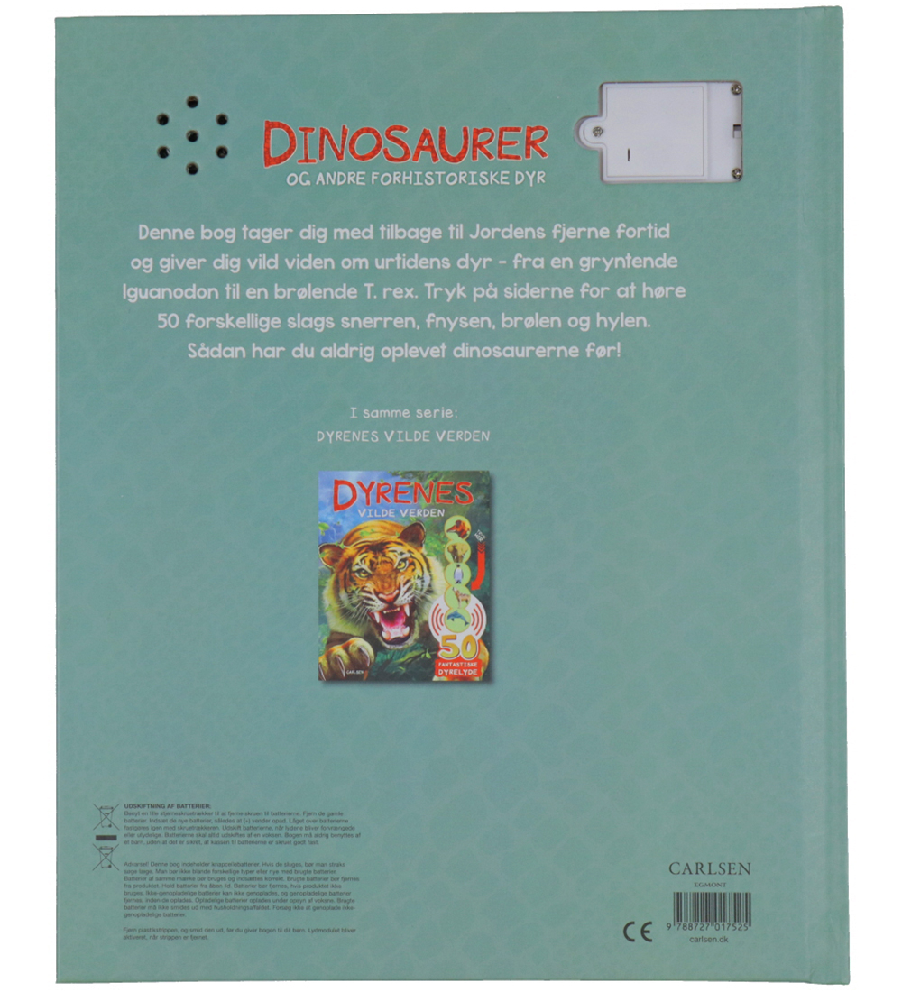 Forlaget Carlsen Bog m. Lyd - Dinosaurer Og Andre Forhistoriske