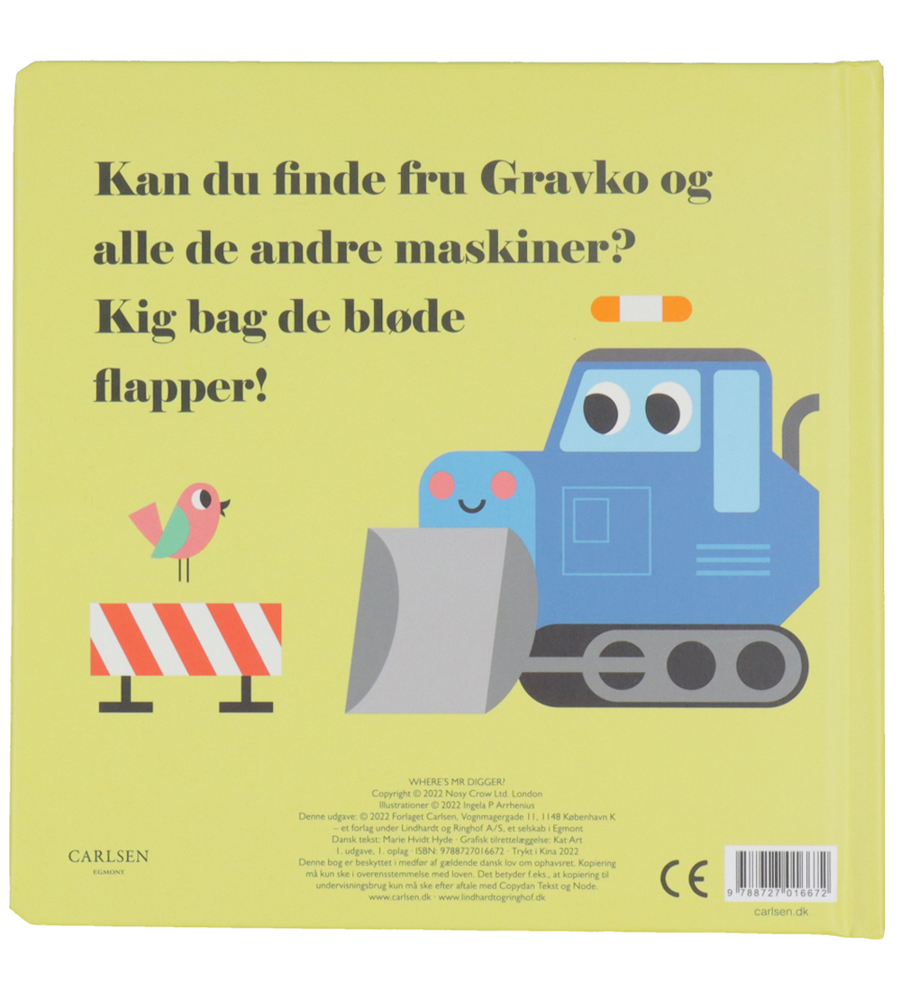 Forlaget Carlsen Billedbog m. Flapper - Hvor Er Fru Gravko?
