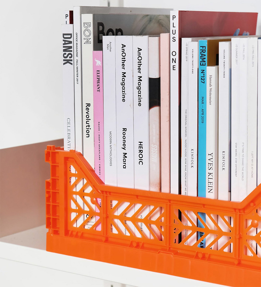 Aykasa Foldekasse - 40x30x15 cm - Midi - Neon Orange
