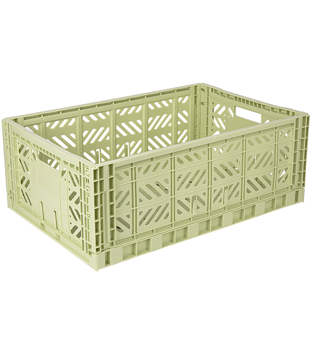 Aykasa Foldekasse - 60x40x22 cm - Maxi - Lime Cream