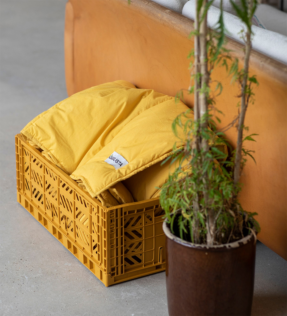 Aykasa Foldekasse - 60x40x22 cm - Maxi - Mustard