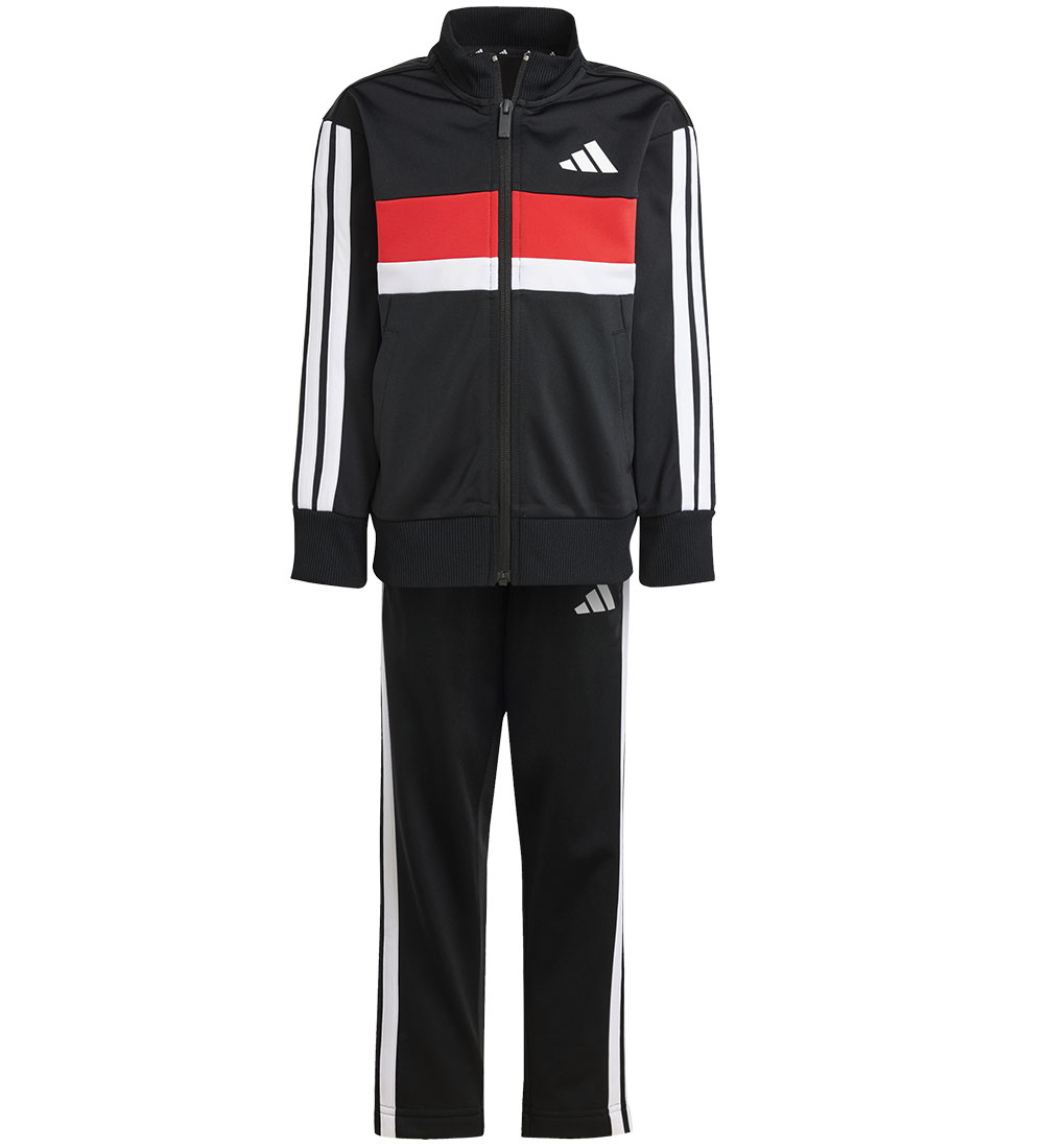 adidas Performance Træningssæt - LK 3S - Black/White/Purrub