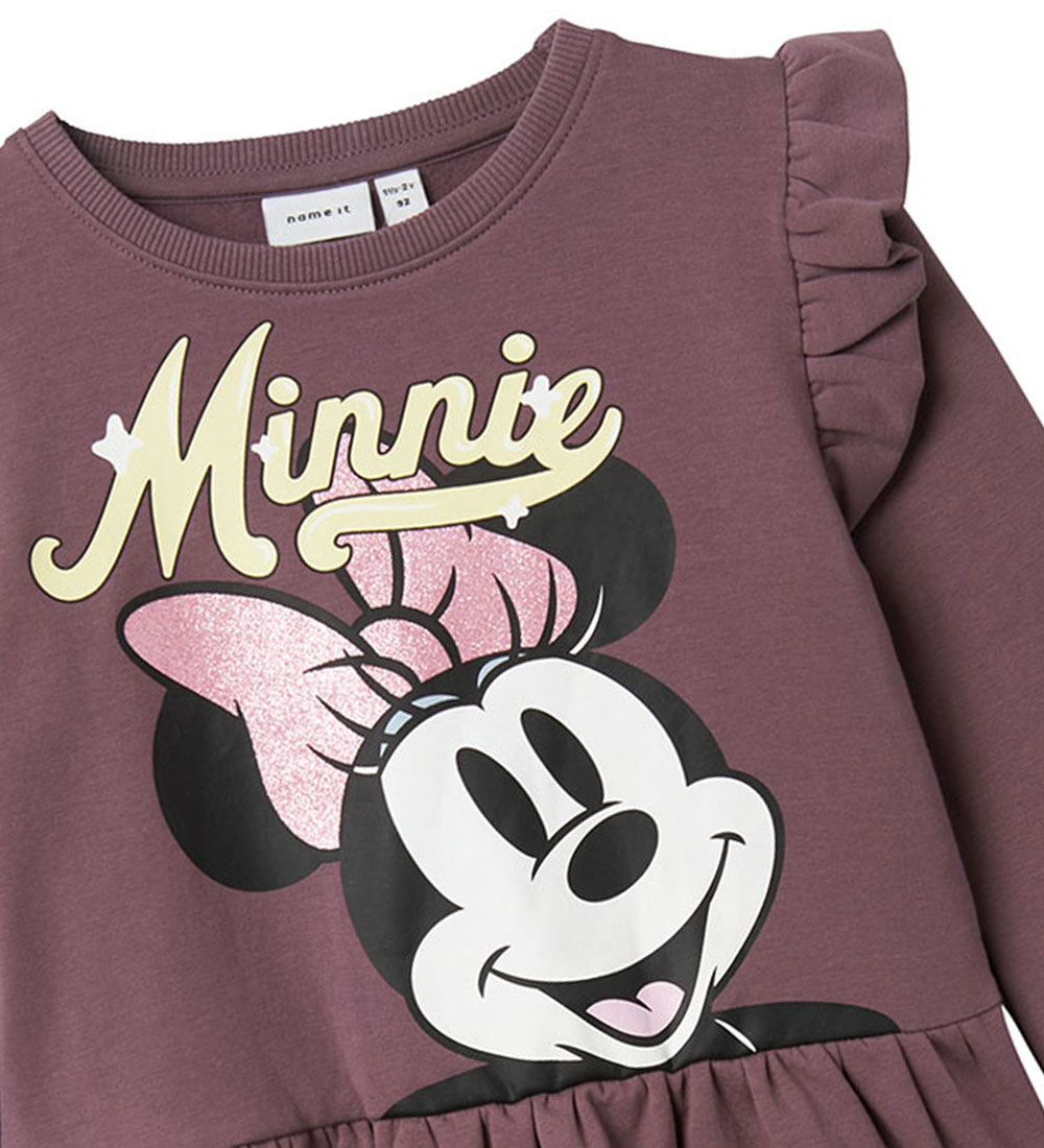 Name It Sweatkjole - NmFDede - Minnie Mouse - Arctic Dusk