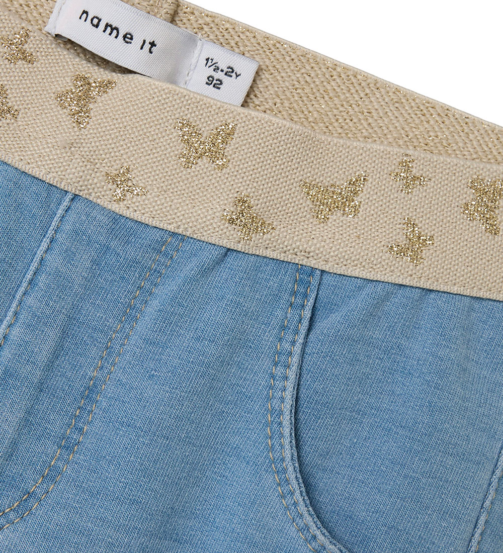 Name It Jeans - NmfSalli - Light Blue Denim/Butterfly