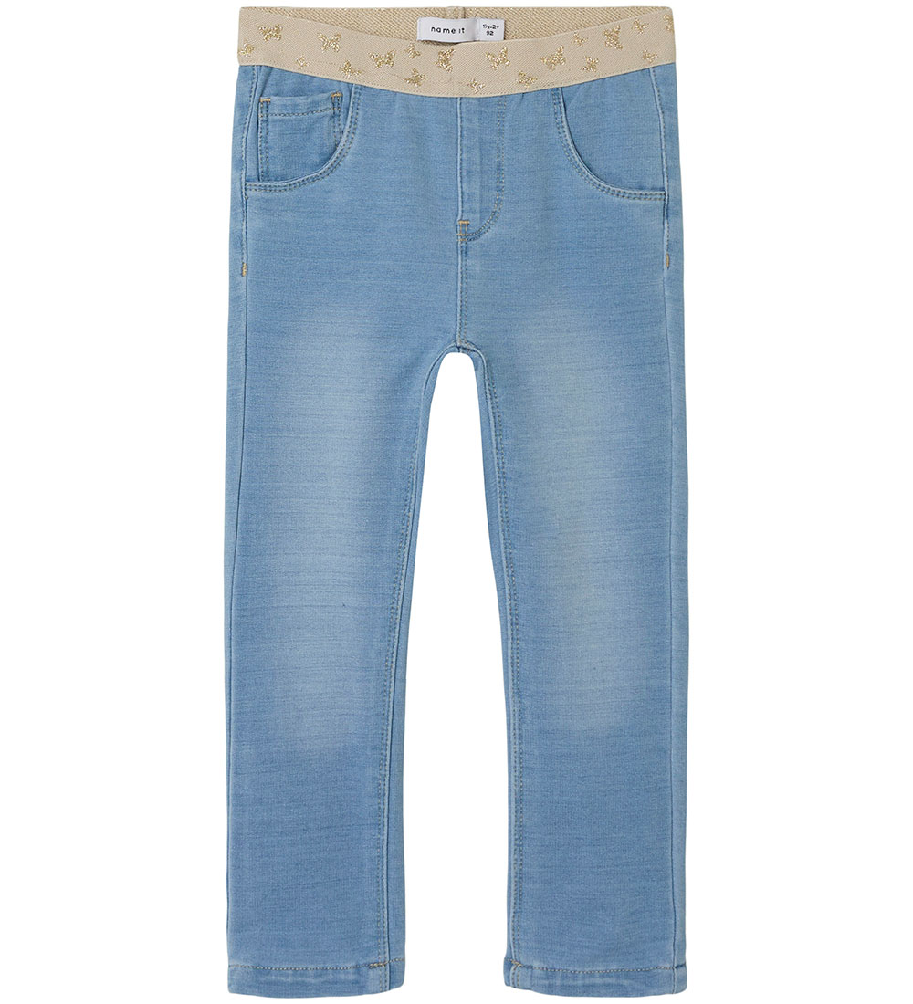 Name It Jeans - NmfSalli - Light Blue Denim/Butterfly