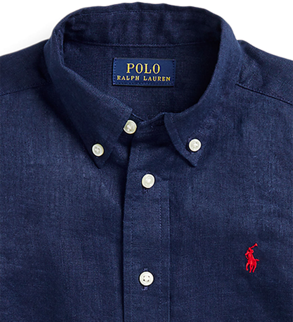 Polo Ralph Lauren Skjorte - Hør - Navy