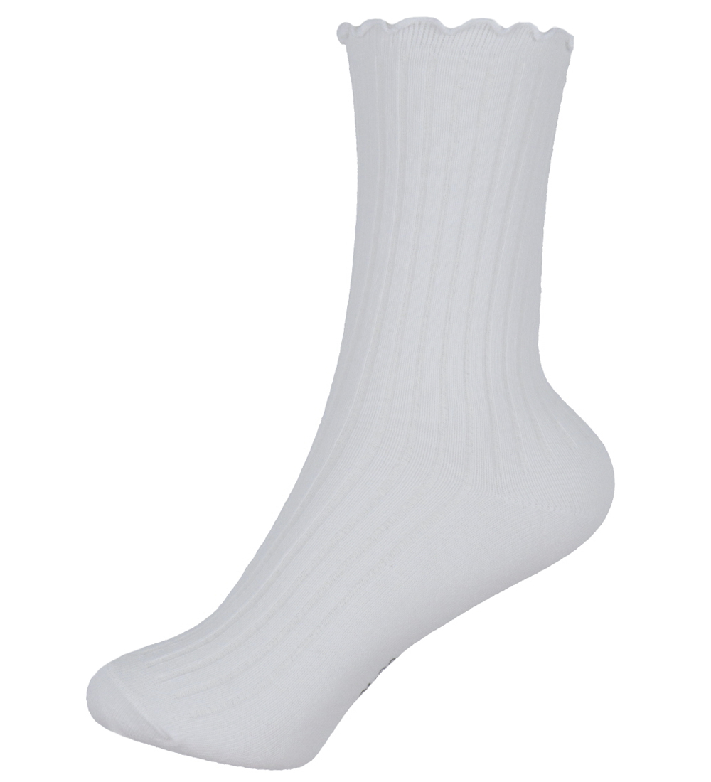 Name It Strømper - 3-pak - NkfSille - Bright White/Grey Melange/