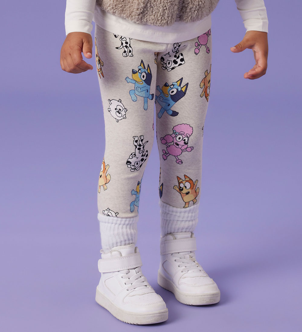 Name It Leggings - NmfNina - Bluey - Peyote Melange