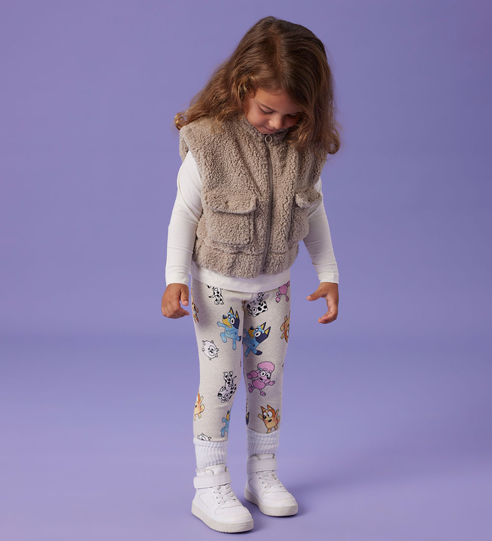 Name It Leggings - NmfNina - Bluey - Peyote Melange