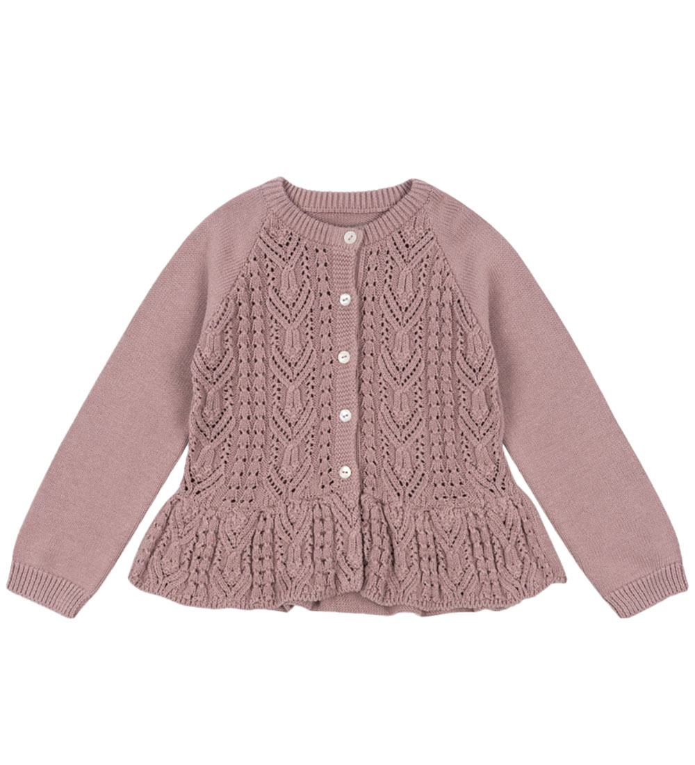 Konges Sløjd Cardigan - Strik - Cabby Frill - Deauville Mauve