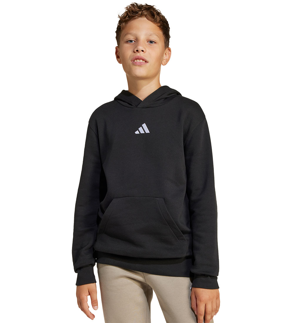 adidas Performance Hættetrøje - J S F HD 225 - Sort/Hvid