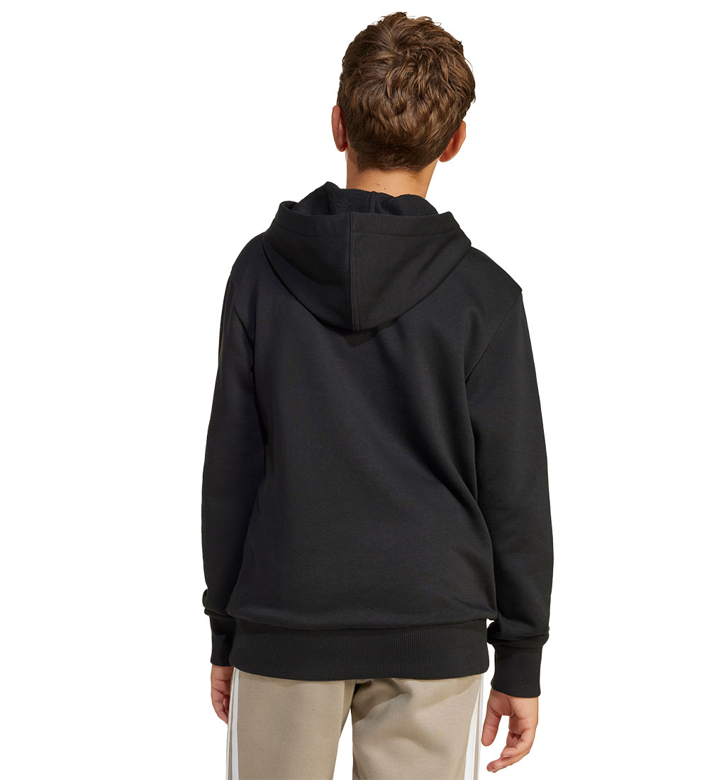 adidas Performance Hættetrøje - J S F HD 225 - Sort/Hvid