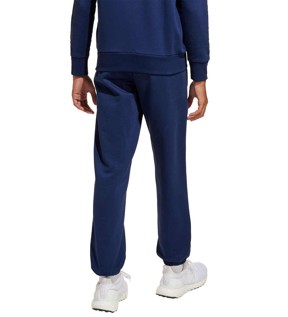 adidas Performance Sweatpants - J SL FL PT 225 - Dkblue/Hvid