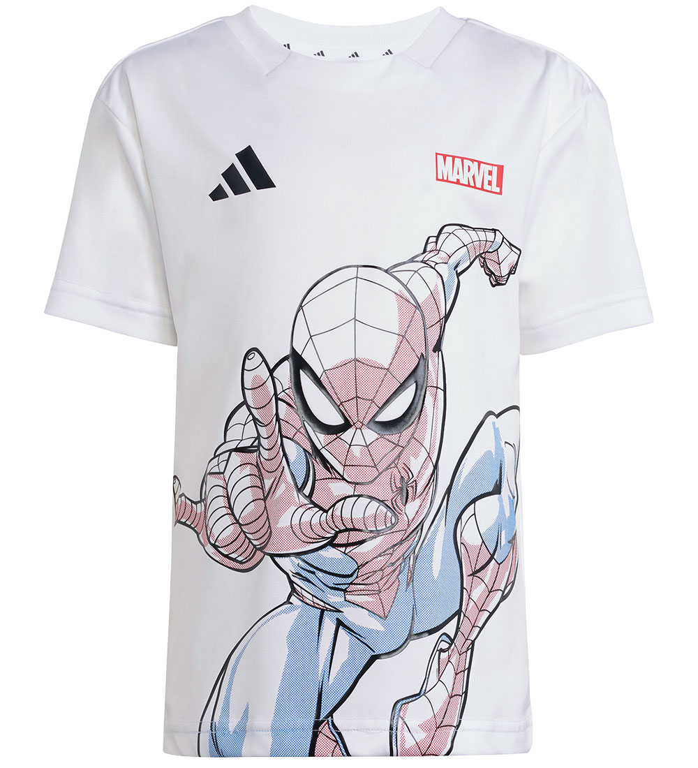 adidas Performance Sæt - T-shirt/Shorts - LK MRVL SM TSET - Hvid