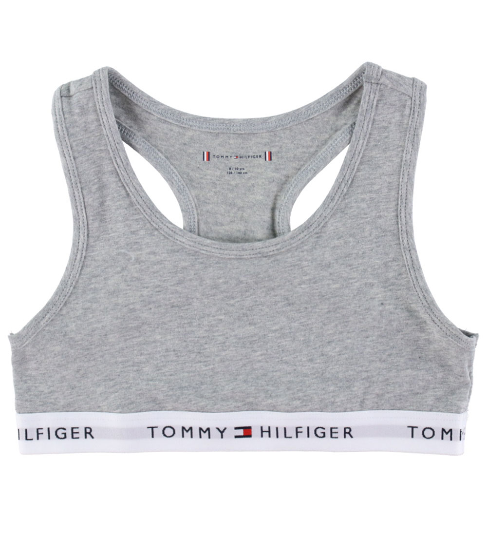 Tommy Hilfiger Toppe - 2-pak - Hvid/Gråmeleret