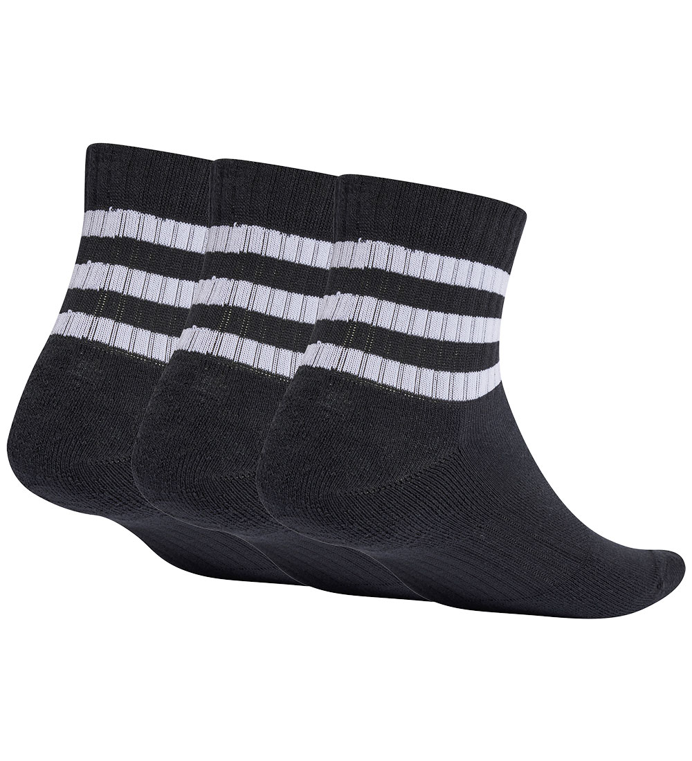adidas Performance Strømper - 3-pak - 3S C SPW Mid - Black/White