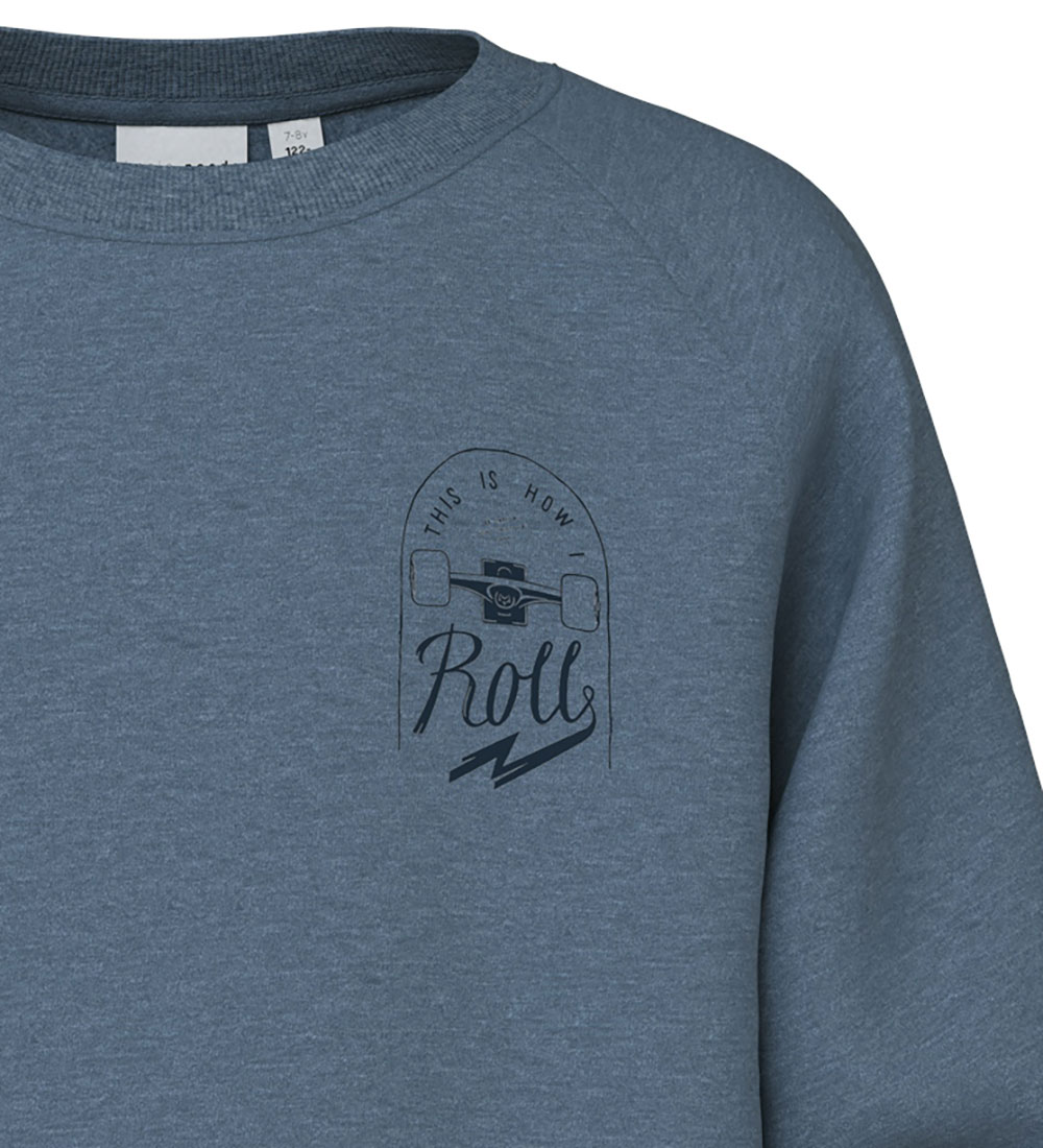Name It Sweatshirt - NkmVion - China Blue/Roll