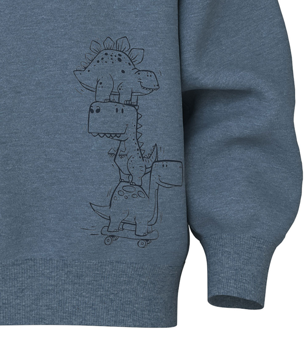 Name It Sweatshirt - NmmVion - China Blue/Dinos
