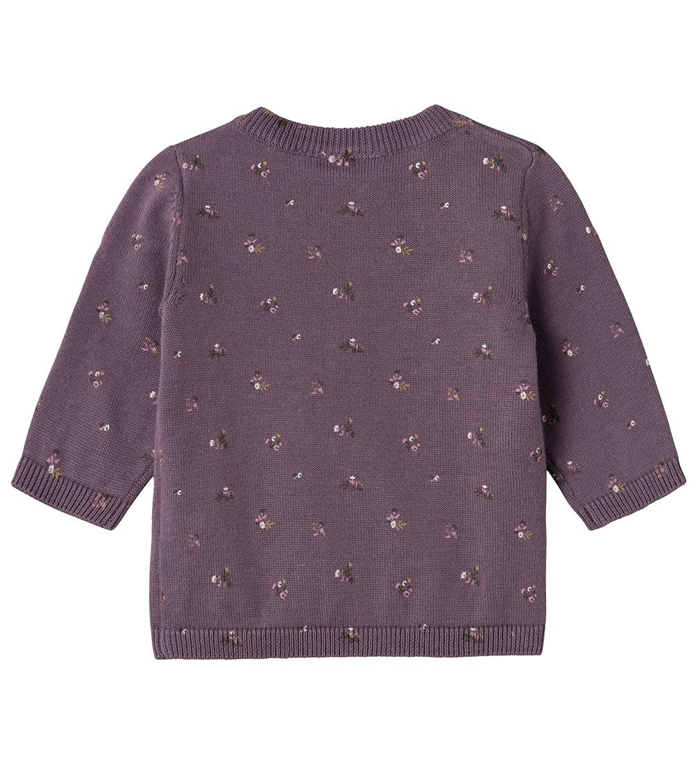 Name It Cardigan - Strik - NbfOnema - Arctic Dusk m. Strik