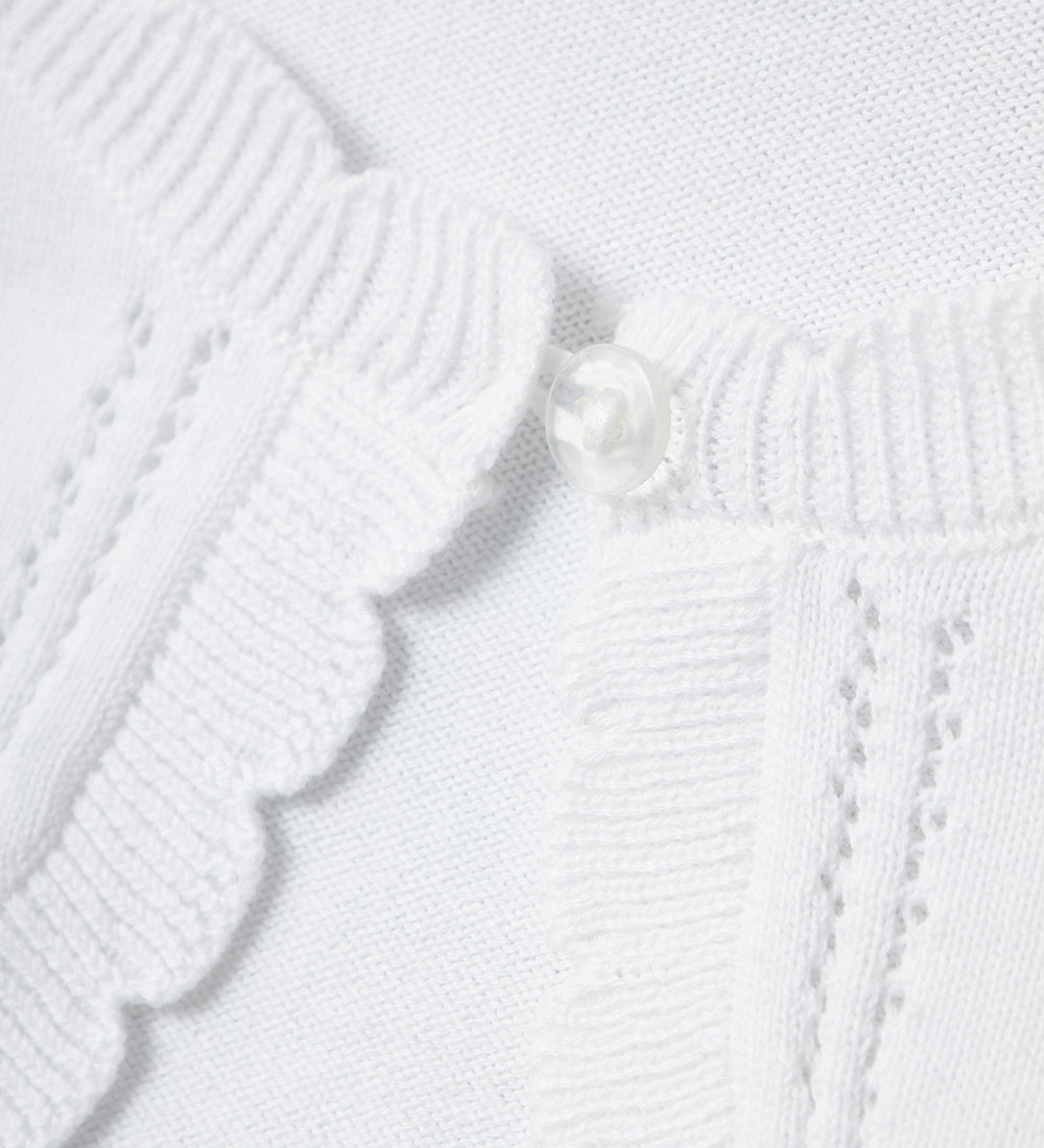 Name It Cardigan - Strik - Bolero - NkfTilli - Bright White m. H