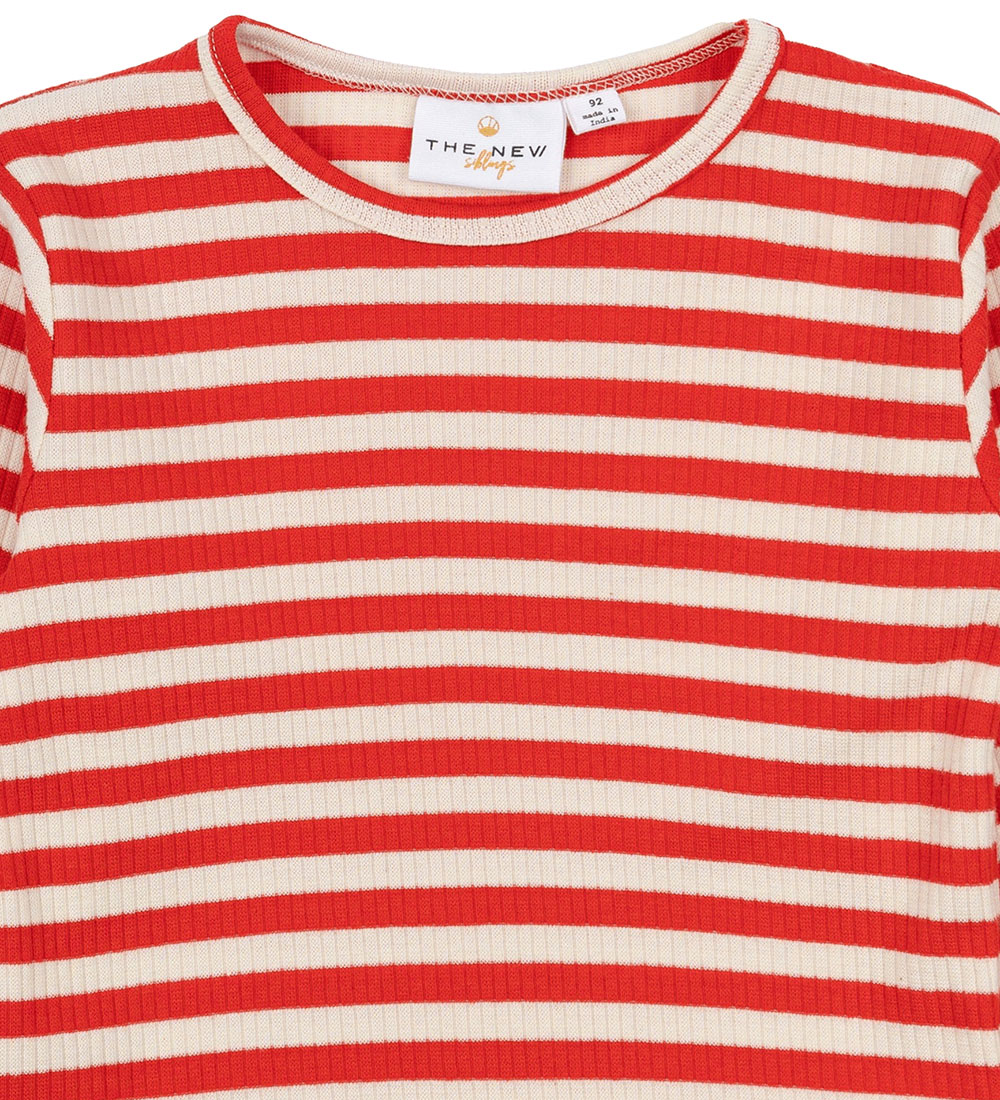 The New Bluse - Rib - TnstFro - Poppy Red Striped