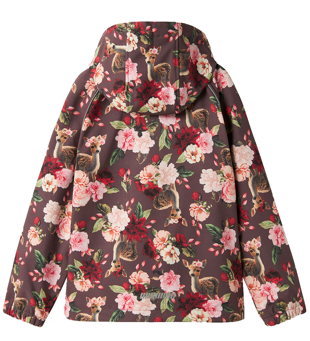 Name It Softshelljakke m. Fleece - NkfAlfa08 - Huckleberry m. Pr