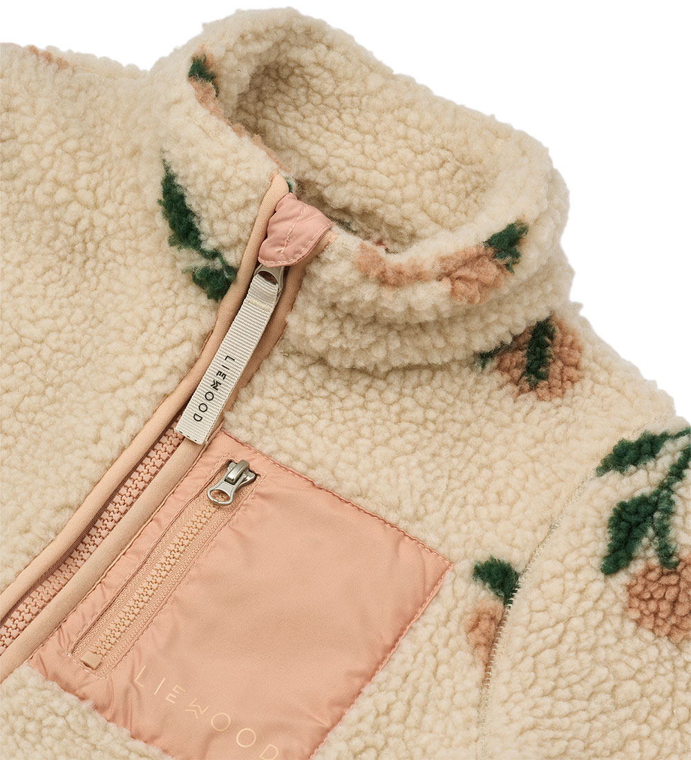 Liewood Fleecejakke - Nolan - Peach/Sea Shell