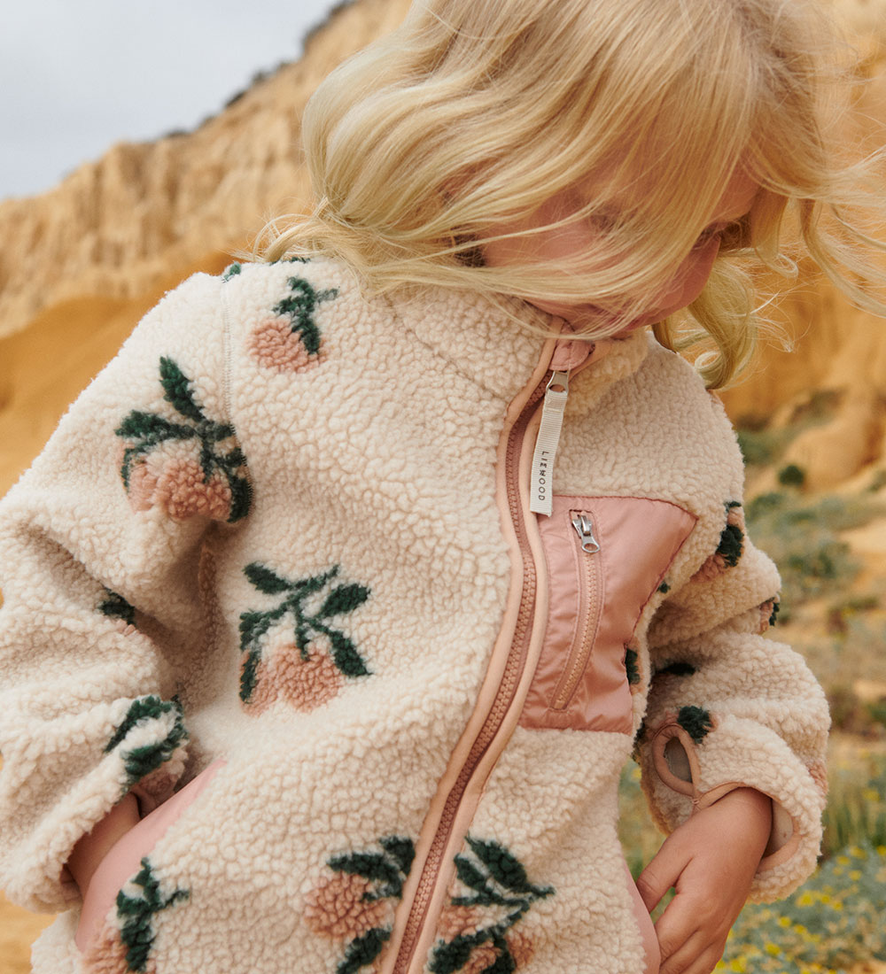 Liewood Fleecejakke - Nolan - Peach/Sea Shell