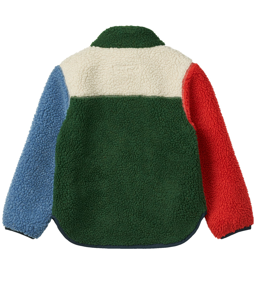 Liewood Fleecejakke - Noam - Garden Green Multi Mix