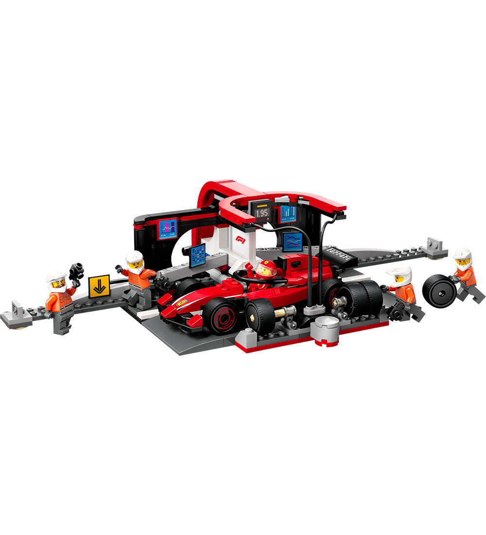 LEGO® City - F1®-pitstop og Pitcrew m. Ferrari-bil 60443 - 322 D