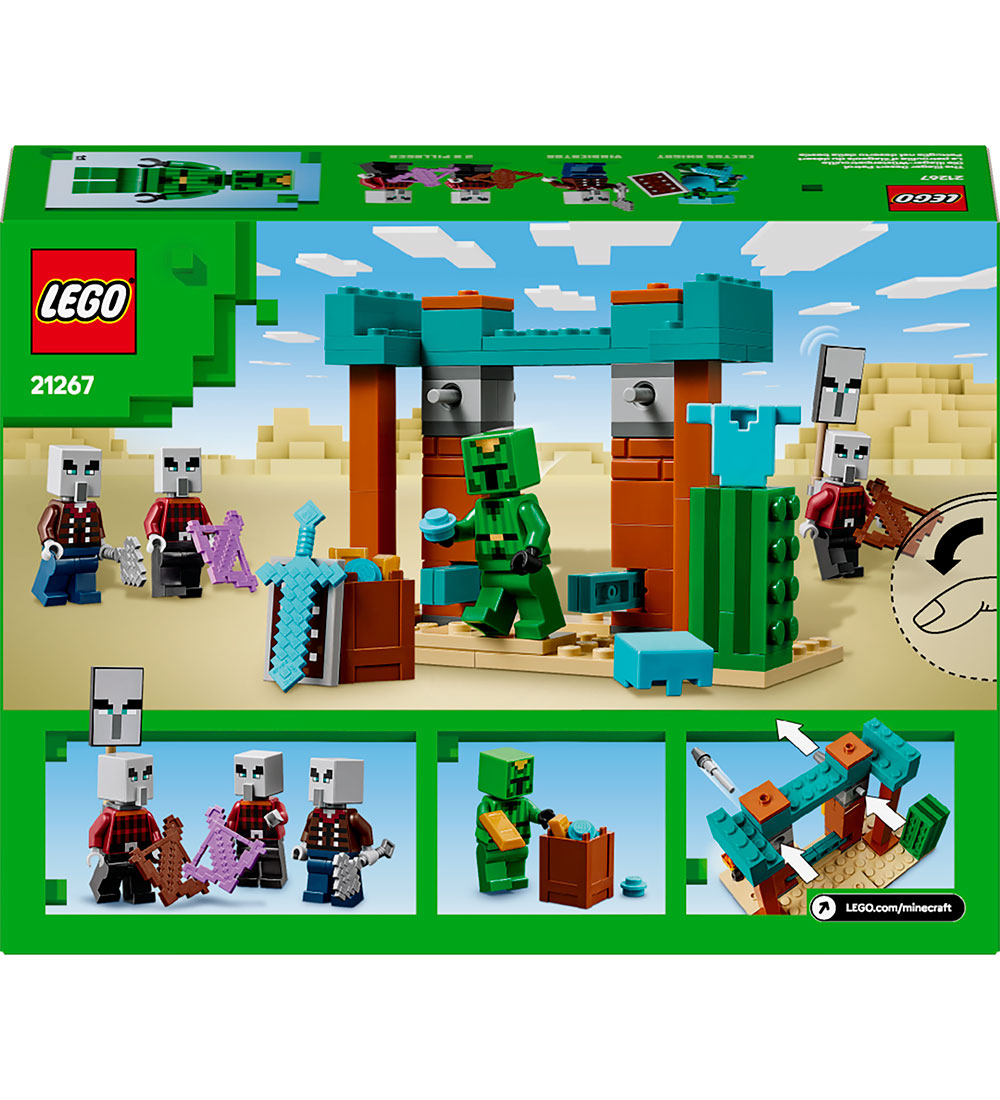 LEGO® Minecraft - De Udstødtes Ørkenpatrulje 21267 - 105 Dele